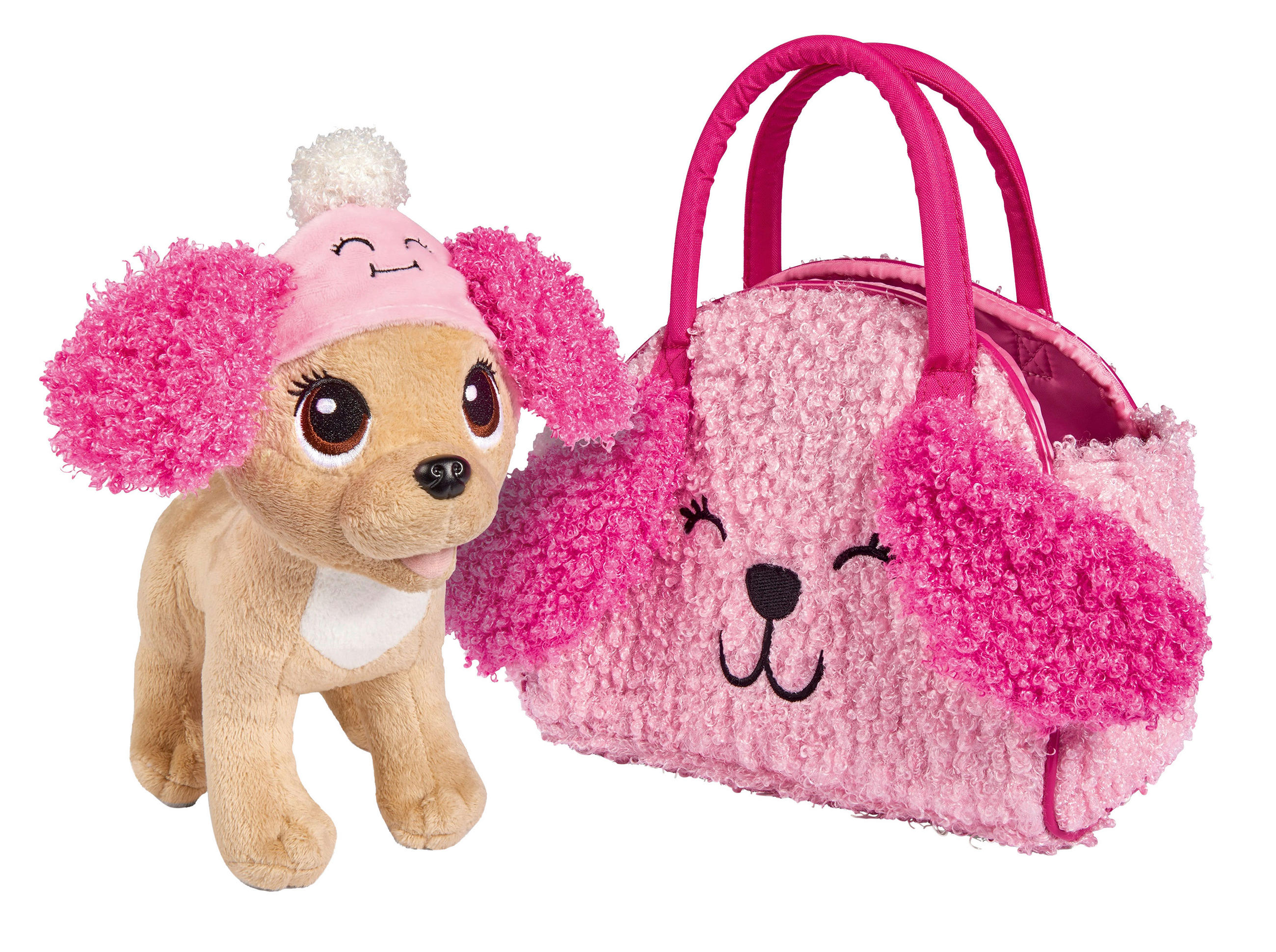 SPIELTIER - Braun/Rosa, Basics, Kunststoff/Textil (17/27/30cm) - Simba