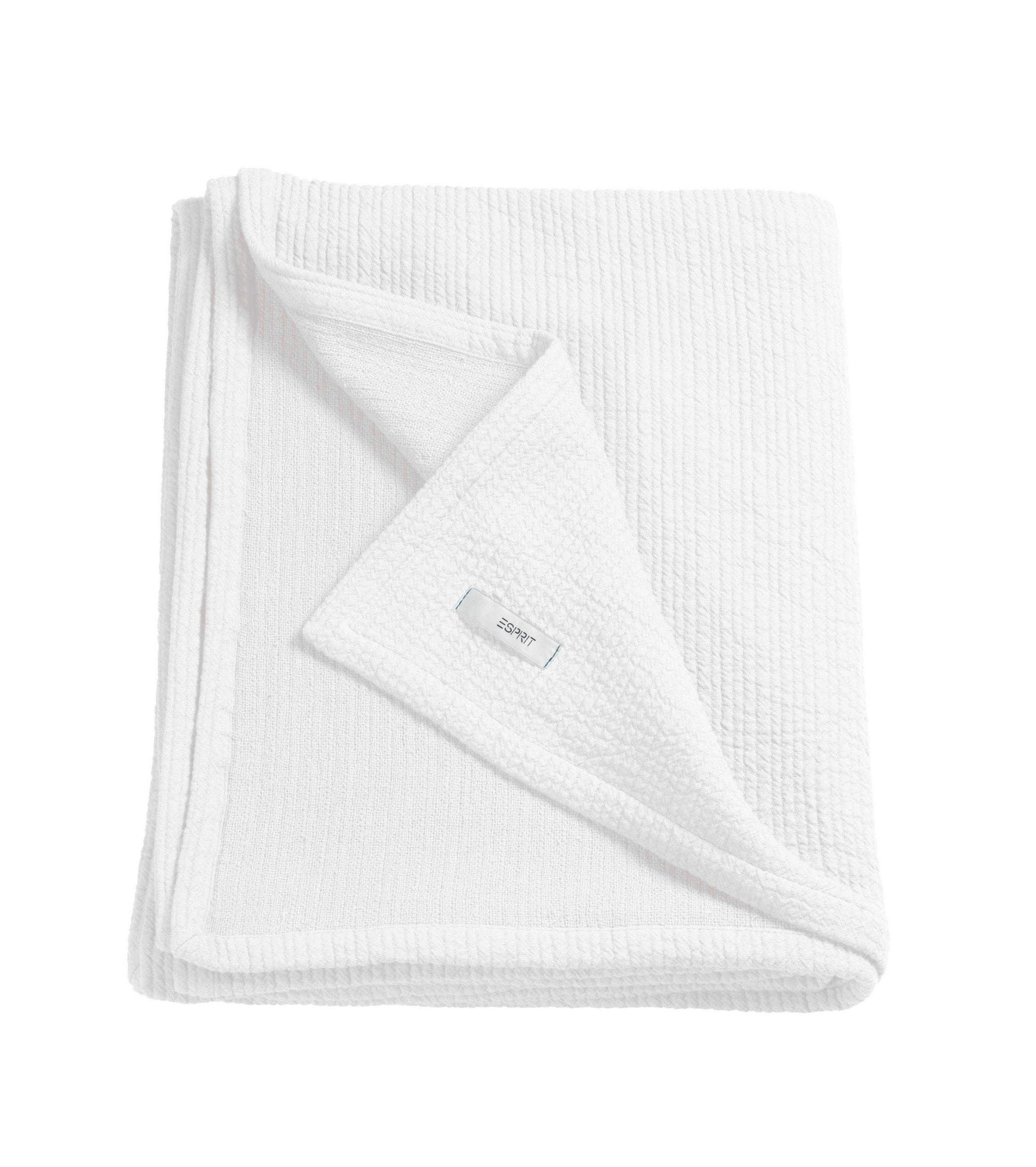 PLAID E-Amber 130/170 cm  - Weiß, Basics, Textil (130/170cm) - Esprit