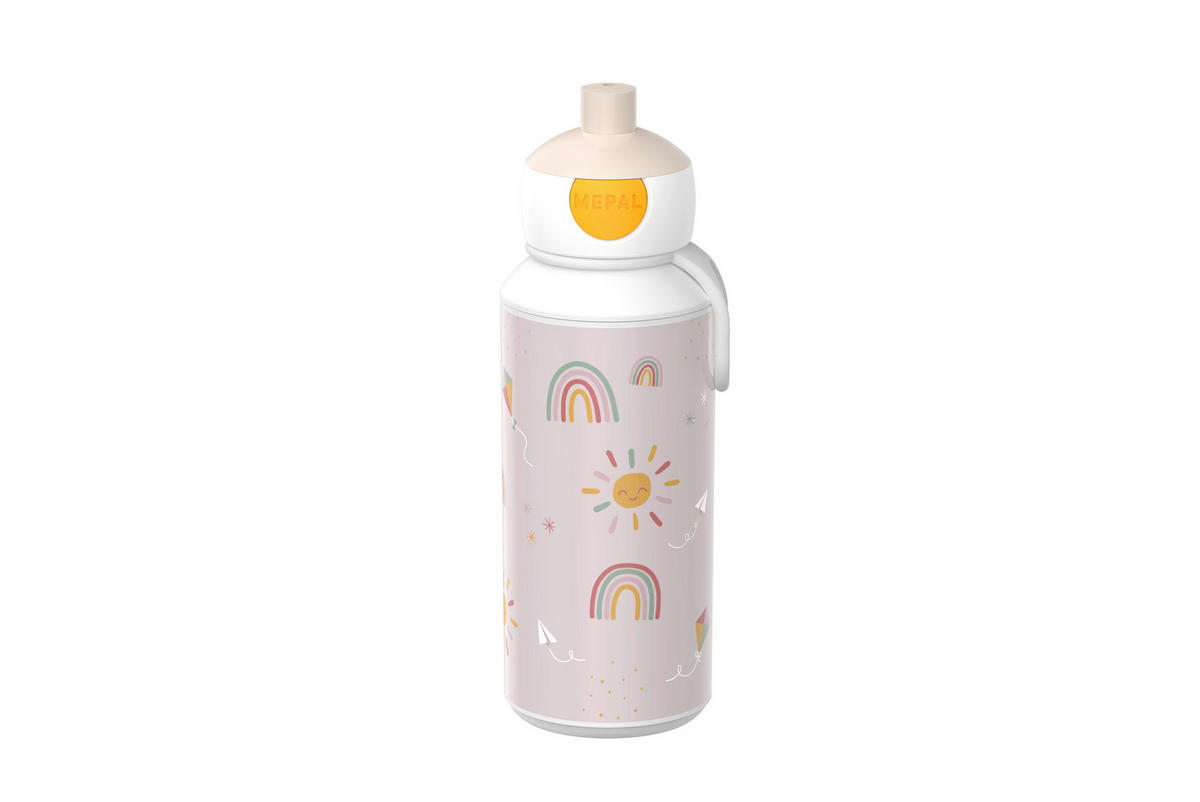PAUSENSET lunchset campus (pu+bd) - sunshine&rainbow  - Multicolor/Creme, KONVENTIONELL, Kunststoff (20,5/7,5/18,8cm) - Mepal