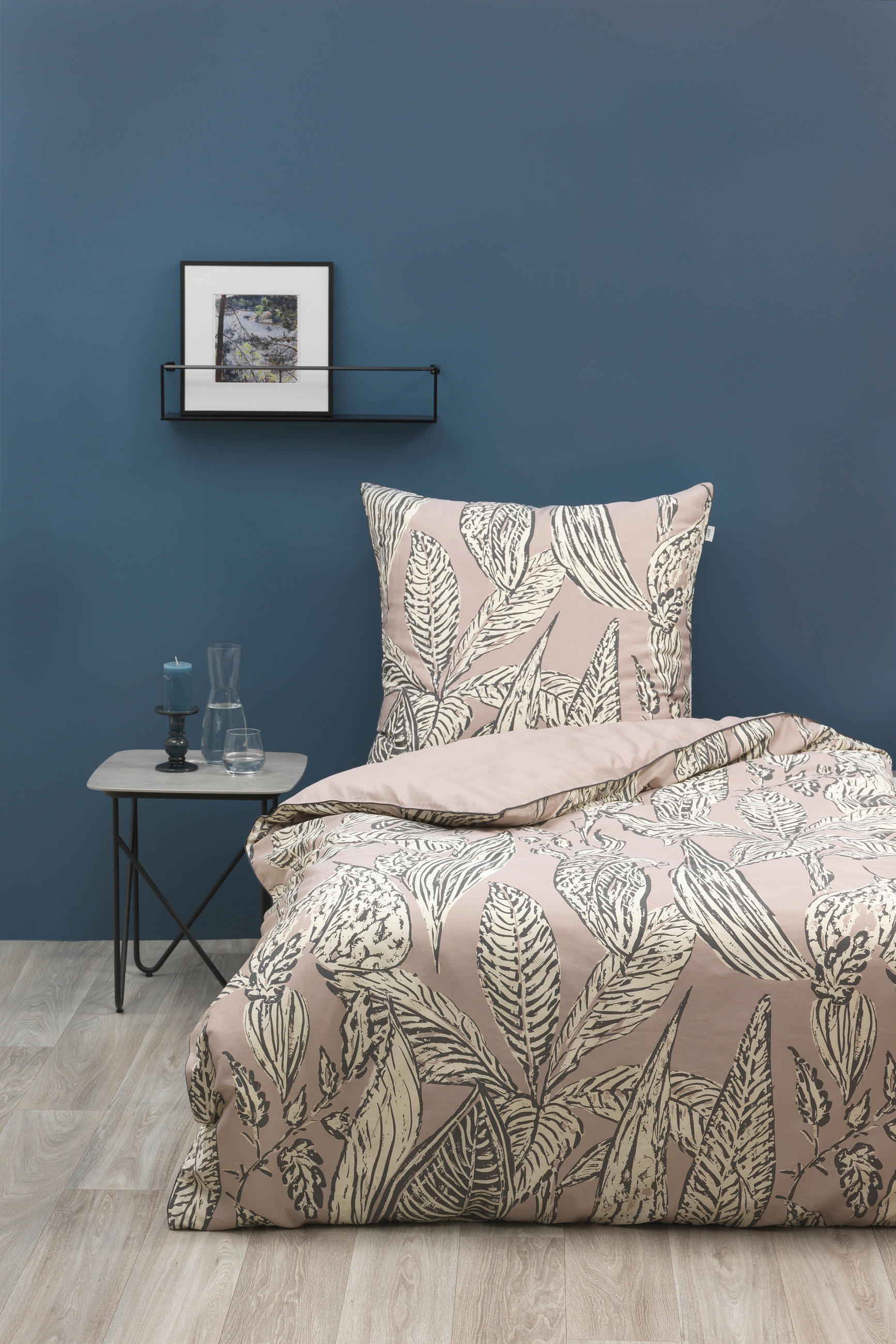 WENDEBETTWÄSCHE Emma Satin 155/220 cm  - Beige/Altrosa, KONVENTIONELL, Textil (155/220cm) - Schöner Wohnen