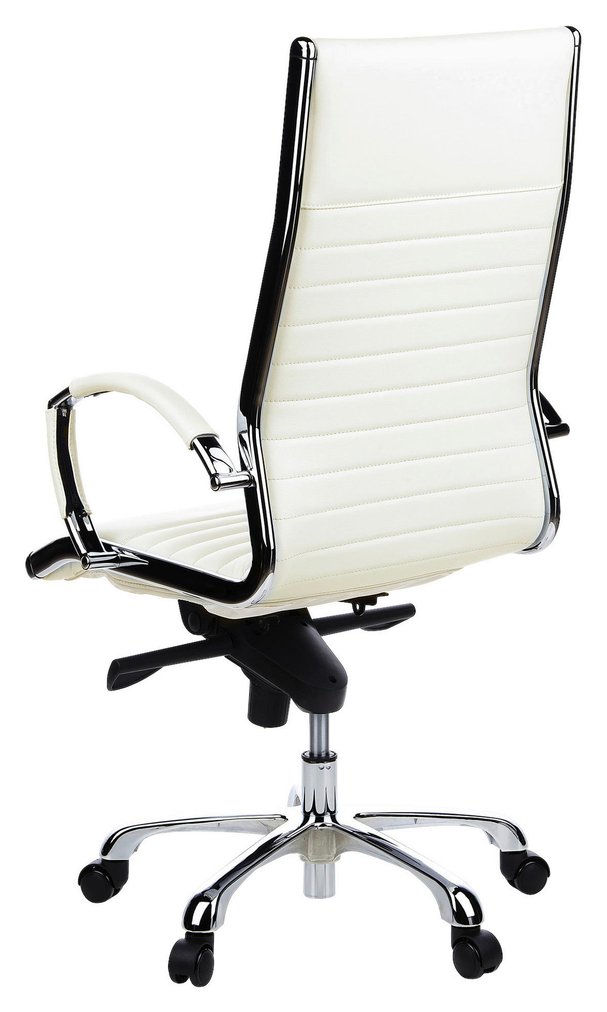 DREHSTUHL Lederlook Creme  - Creme, MODERN, Leder/Kunststoff (60/125/50cm) - MID.YOU