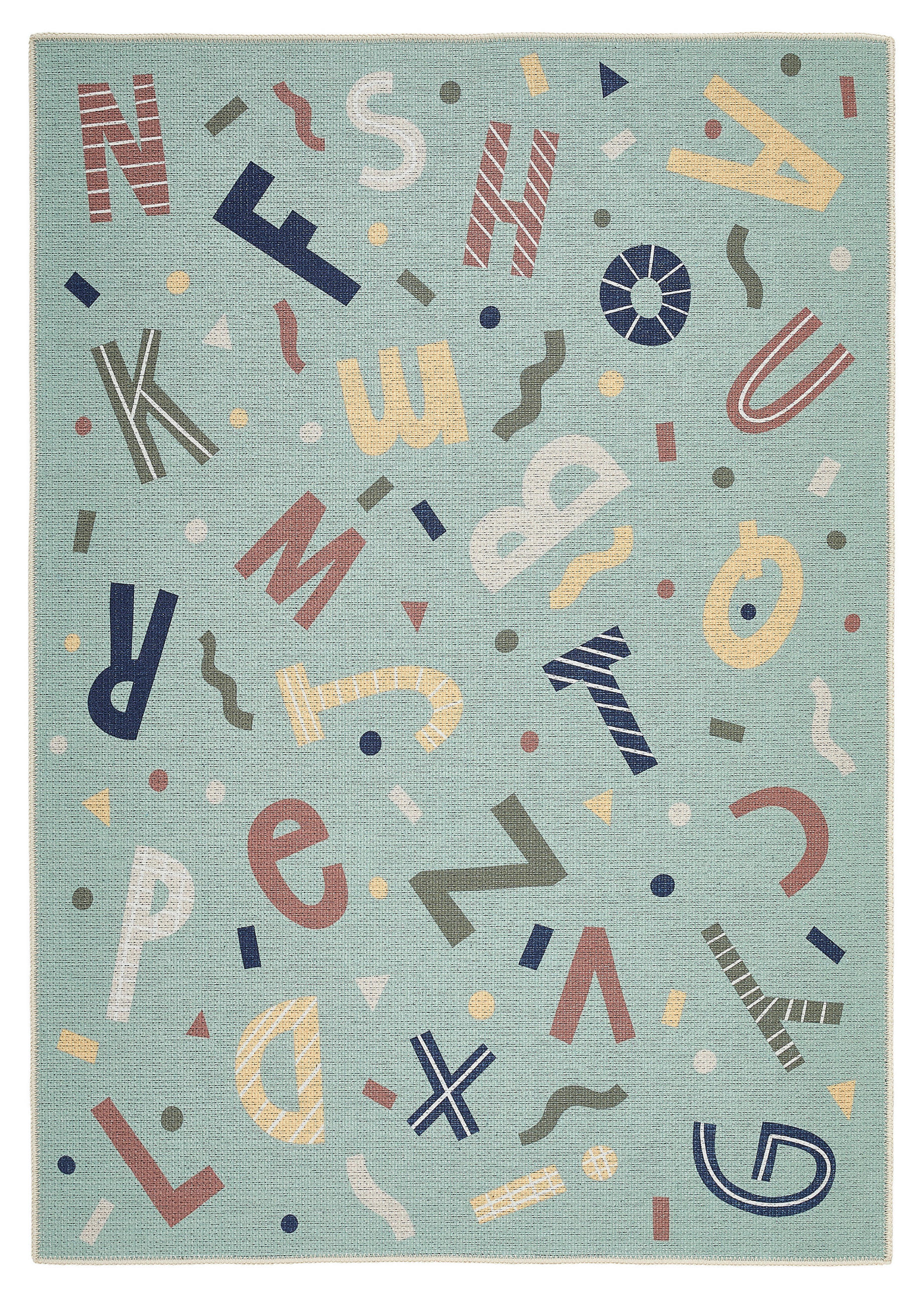 KINDERTEPPICH 120/170 cm ABC  - Multicolor, Trend, Textil (120/170cm) - Ben'n'jen