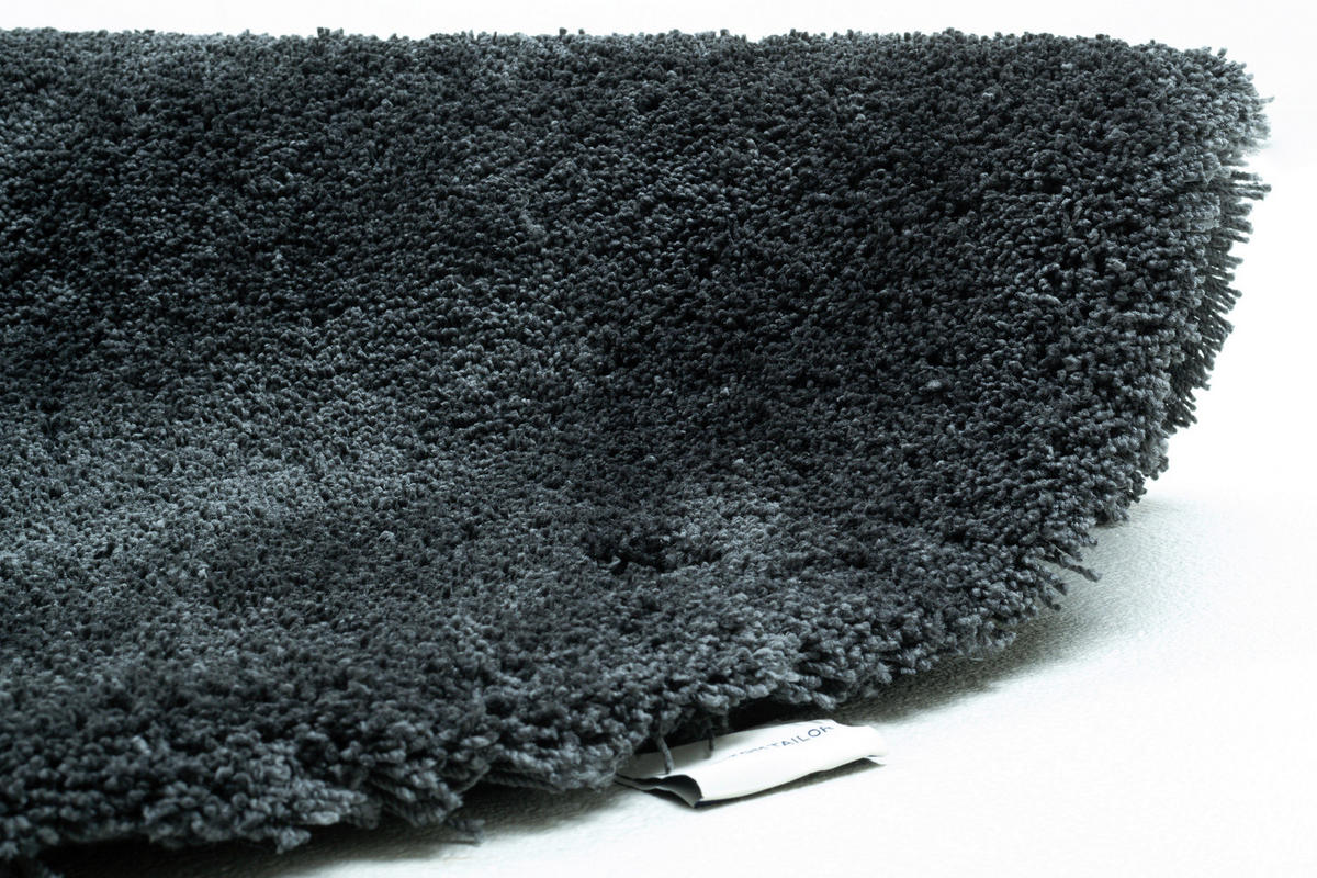 HOCHFLORTEPPICH 100/100 cm Cozy Anthrazit  - Anthrazit, Basics, Textil (100/100cm) - Tom Tailor