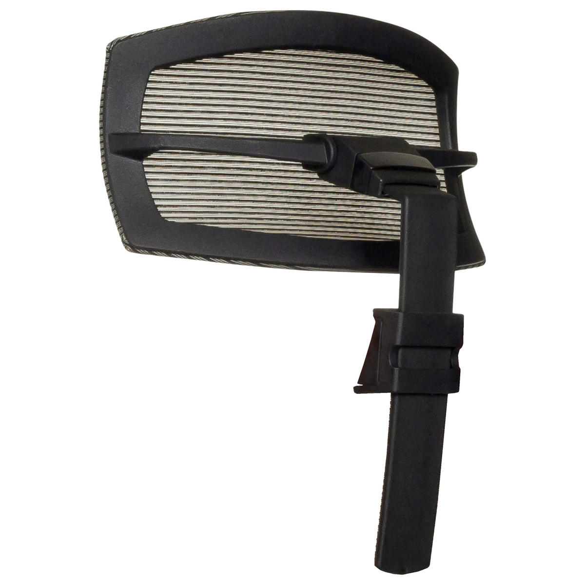 KOPFSTÜTZE - Schwarz, MODERN, Kunststoff/Textil (29/15-30/12cm) - MID.YOU