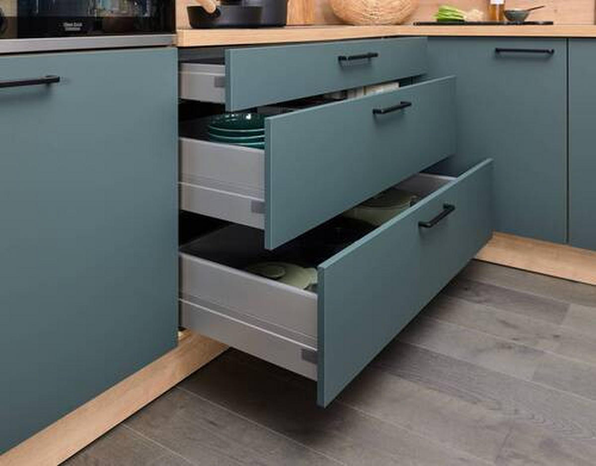 EINBAUKÜCHE   - Eichefarben, Design, Holzwerkstoff - Nolte Küchen
