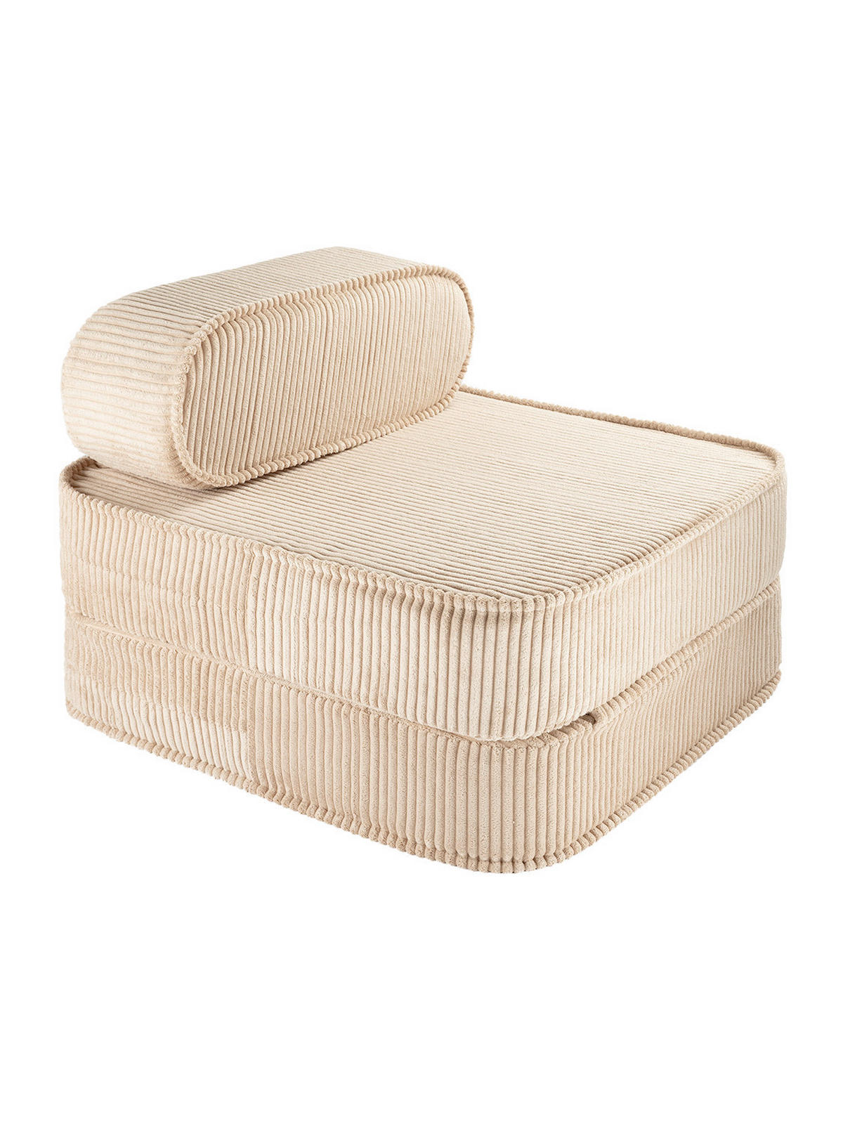 KINDERSESSEL FLIP CHAIR  - Hellbraun, Basics (65/60/25cm)