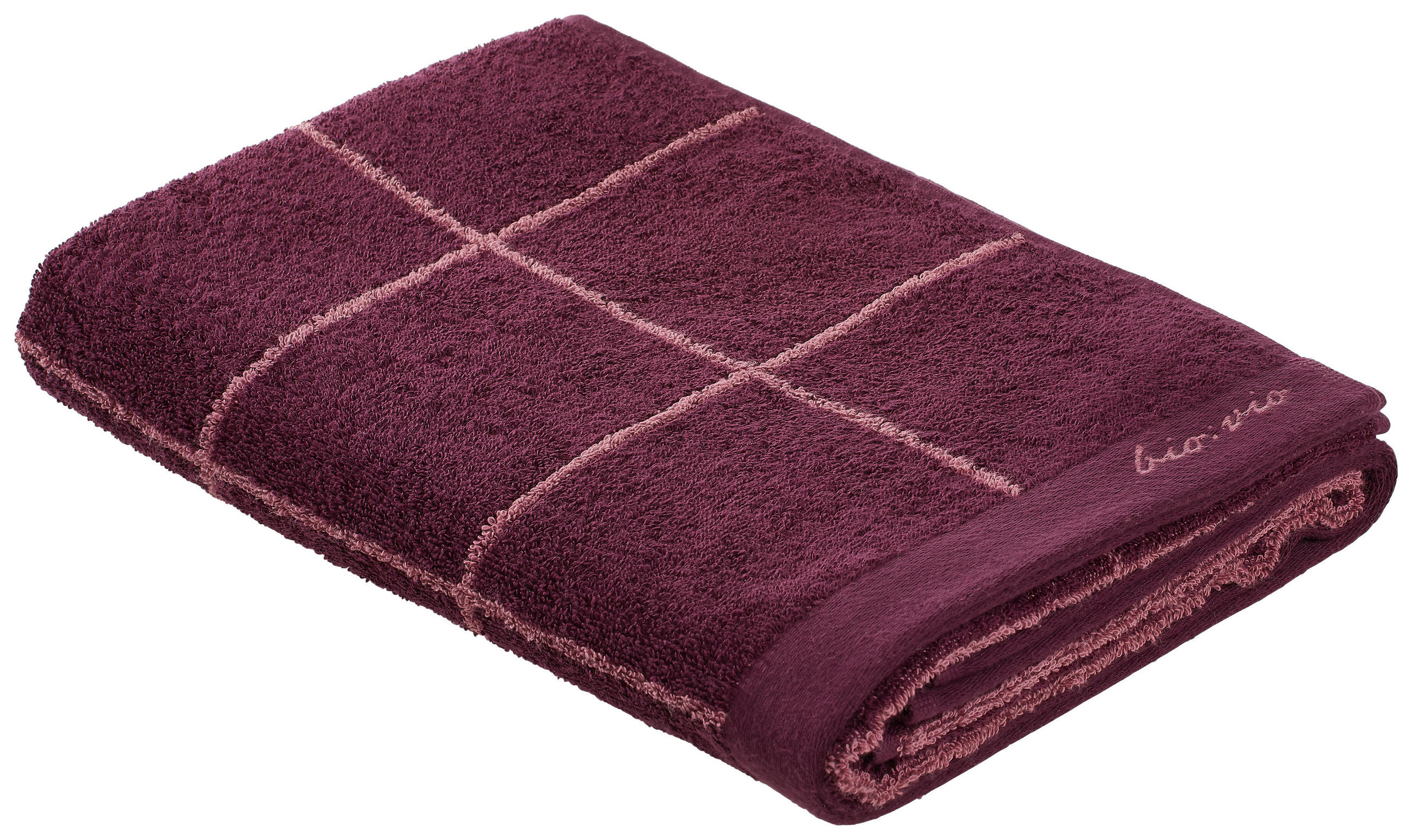 DUSCHTUCH 70/140 cm  - Lila/Violett, Natur, Textil (70/140cm) - Bio:Vio