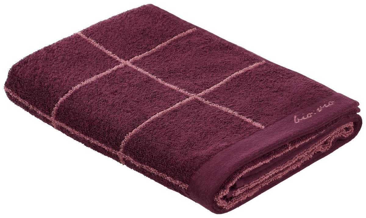 TÖRÖLKÖZŐ 70/140 cm lila, ibolya  - lila/ibolya, Natur, textil (70/140cm) - Bio:Vio