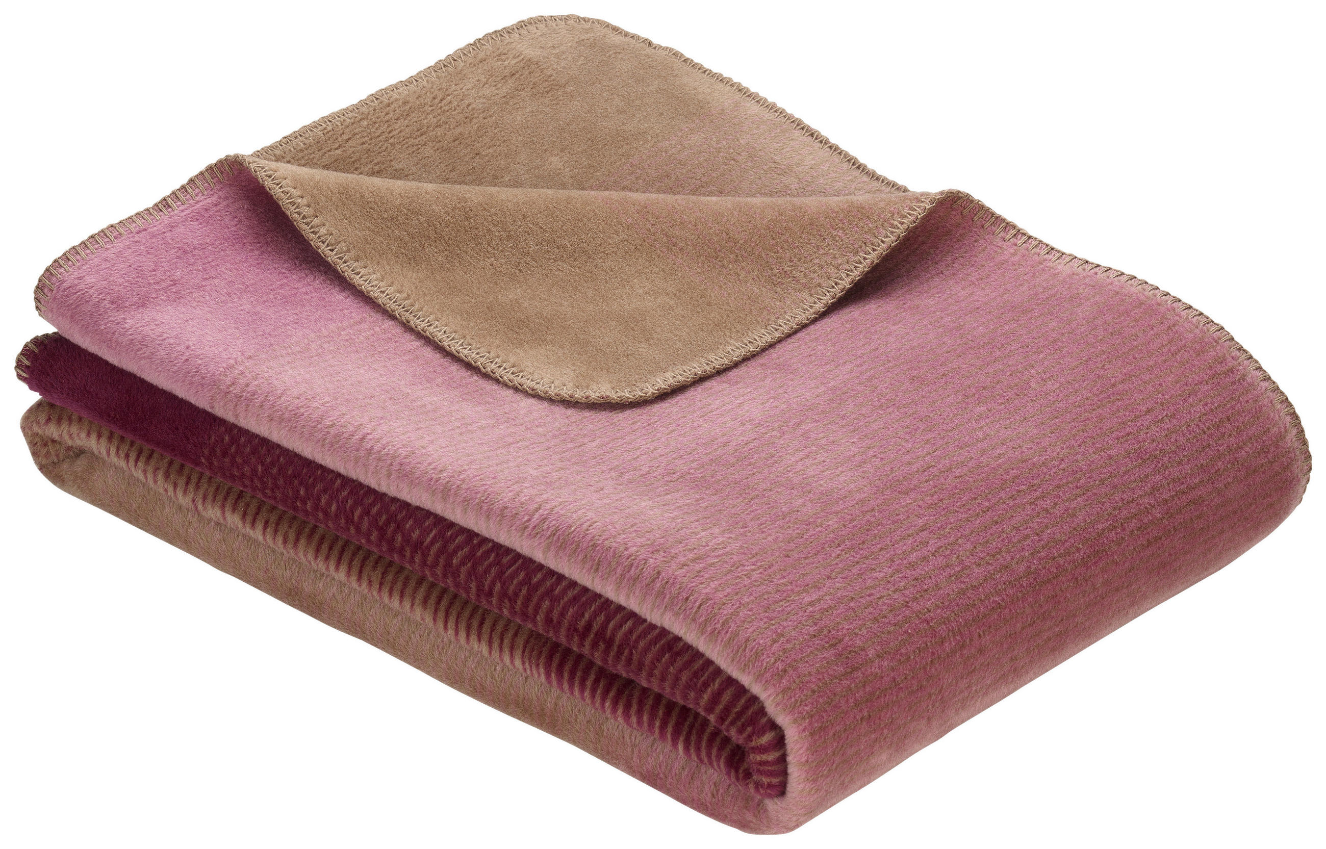 Kuscheldecke Toronto Lila/ Violett 150x200 cm Streifen