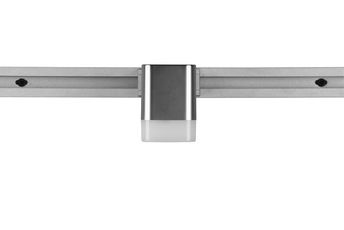 SCHIENENSYSTEM-STRAHLER - Nickelfarben, Basics, Metall (5,0/14,0/8,5cm) - Trio Leuchten