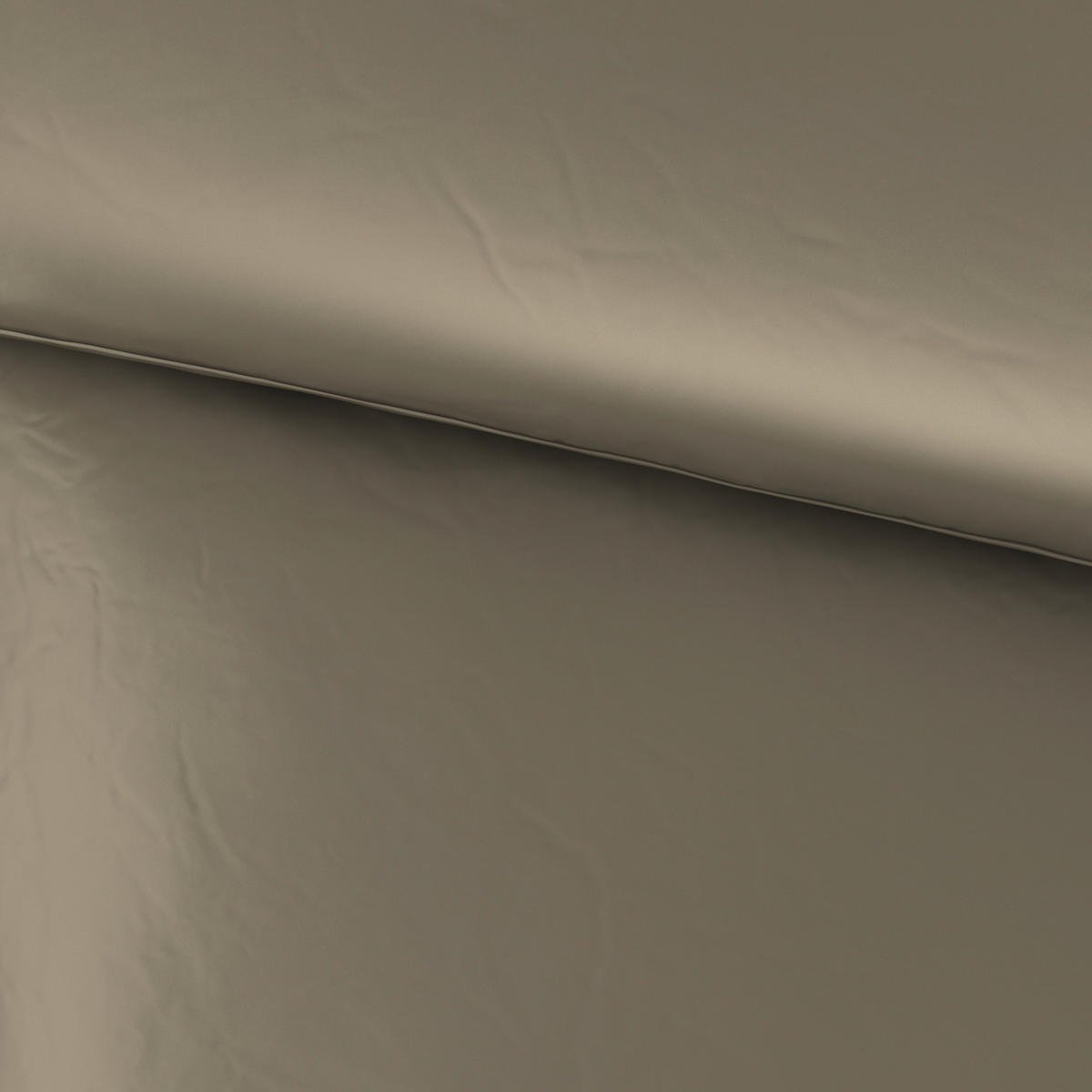 BETTWÄSCHE NIGIRI Satin 135/200 cm  - Hellgrau, Basics, Textil (135/200cm) - Bio:Vio
