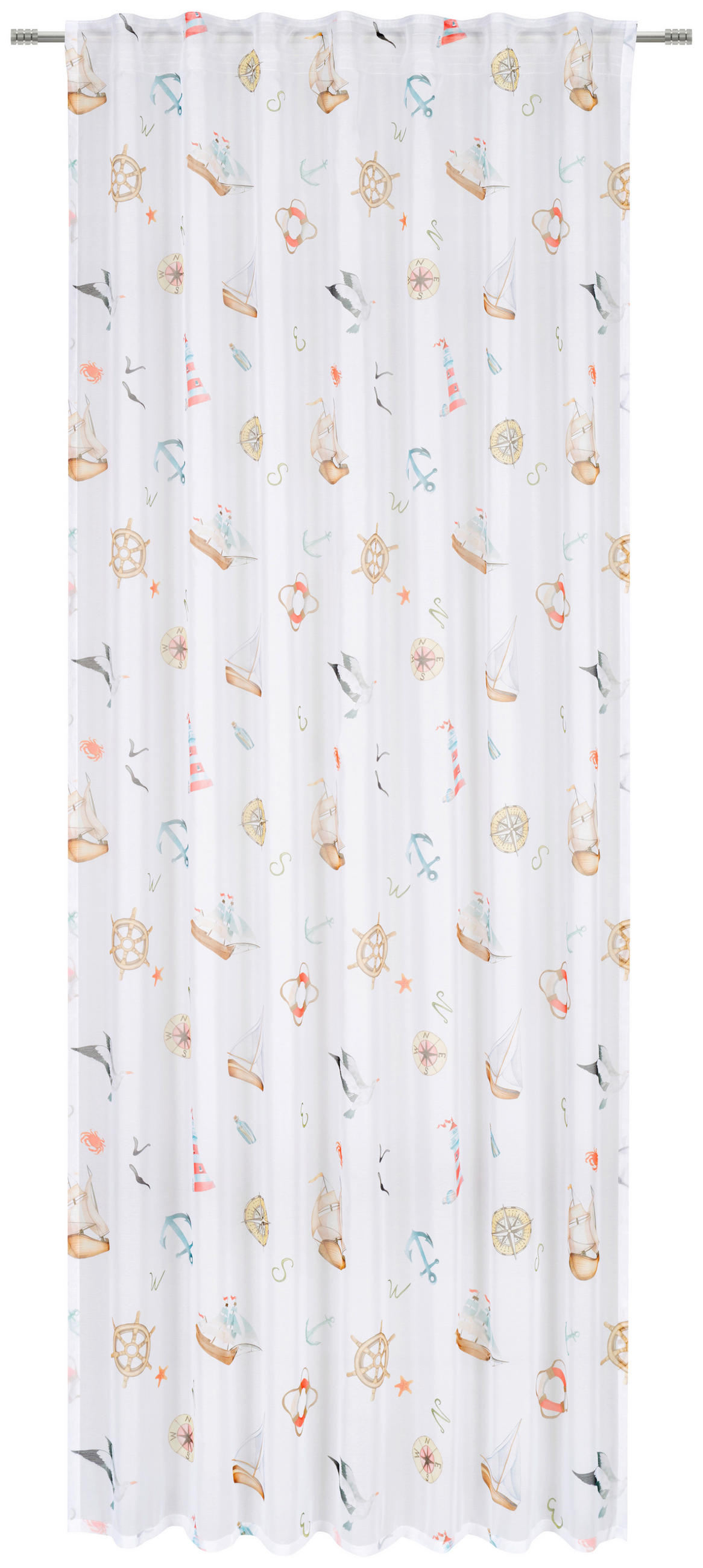 FERTIGVORHANG  transparent   140/245 cm  - Multicolor, LIFESTYLE, Textil (140/245cm) - Esposa