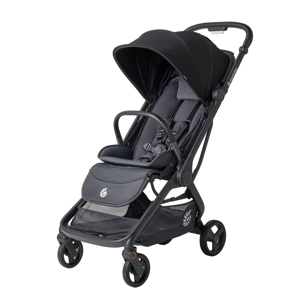 SIGURNOSNA PREČKA  METRO 3  - crna, Osnovno, plastika (24.2/5.8/38.2cm) - Ergo Baby