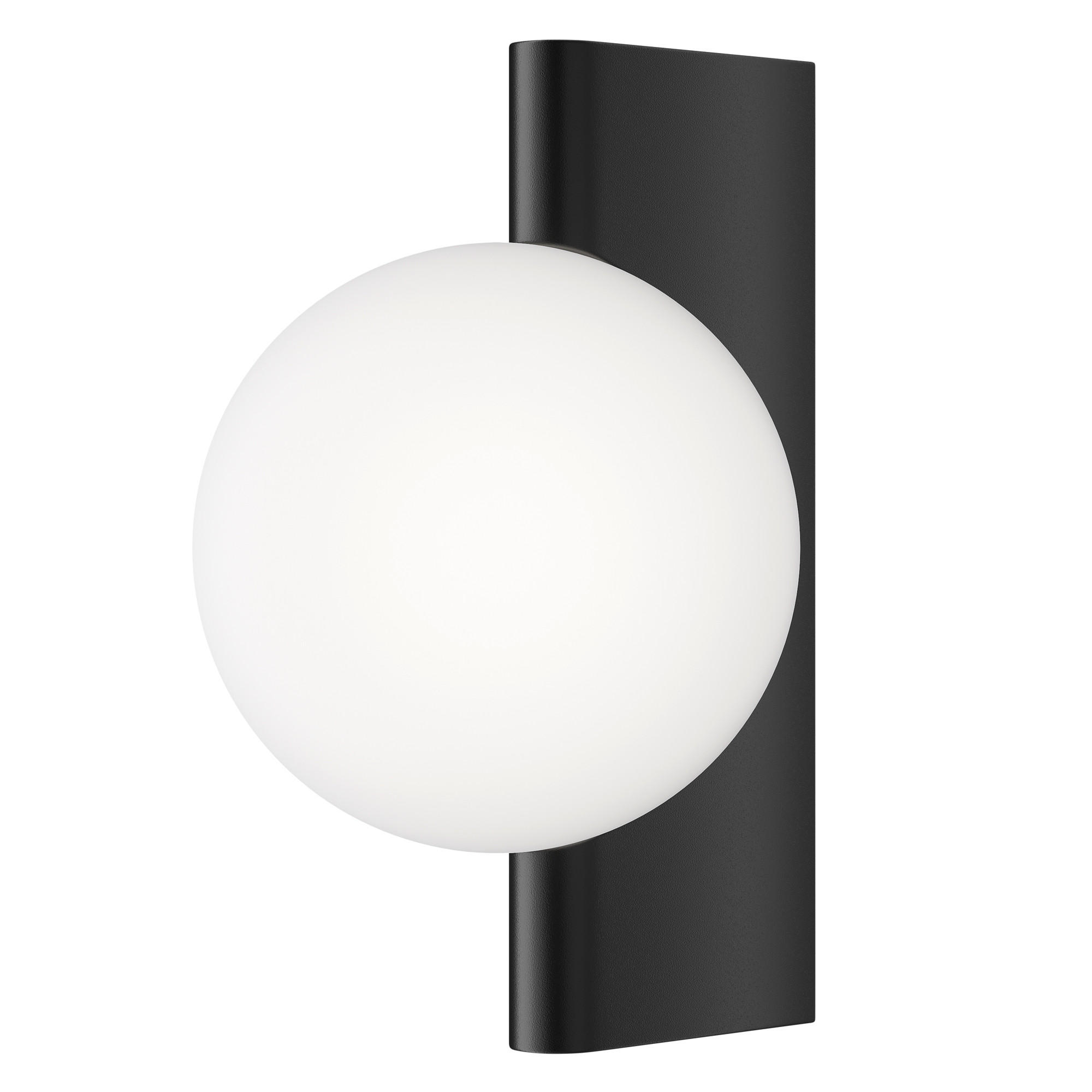 WANDLEUCHTE Modern 18/30/21,5 cm   - Schwarz/Weiß, Trend, Glas/Metall (18/30/21,5cm) - MAYTONI