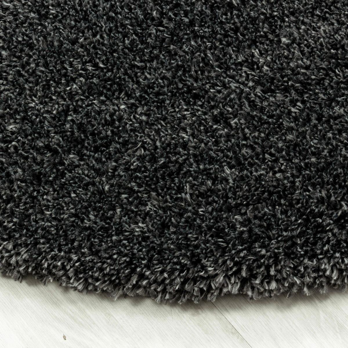 PREPROGA Z VISOKIM FLOROM Fluffy 3500 Grey   tkano  siva  - siva, Basics, tekstil (200cm)