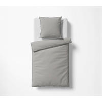 BETTWÄSCHE Schweizer Satin 200/220 cm  - Hellgrau, Basics, Textil (200/220cm) - Fleuresse