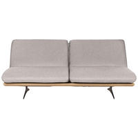 SCHLAFSOFA Holz, Textil Naturfarben  - Beige/Schwarz, Design, Holz/Textil (204/92/90cm) - Dieter Knoll