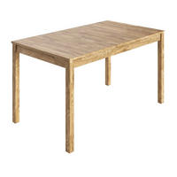 ESSTISCH Schwarz, Eichefarben rechteckig  ausziehbar, in verschiedenen Größen erhältlich  - Eichefarben/Schwarz, MODERN, Holz (160(200)/80/75cm) - Livetastic