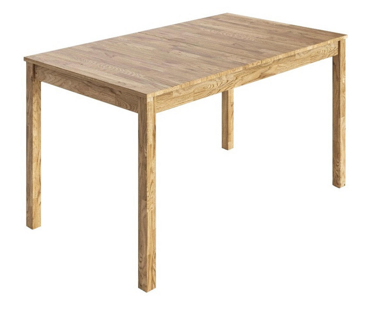 ESSTISCH Schwarz, Eichefarben rechteckig  ausziehbar, in verschiedenen Größen erhältlich  - Eichefarben/Schwarz, MODERN, Holz (160(200)/80/75cm) - Livetastic