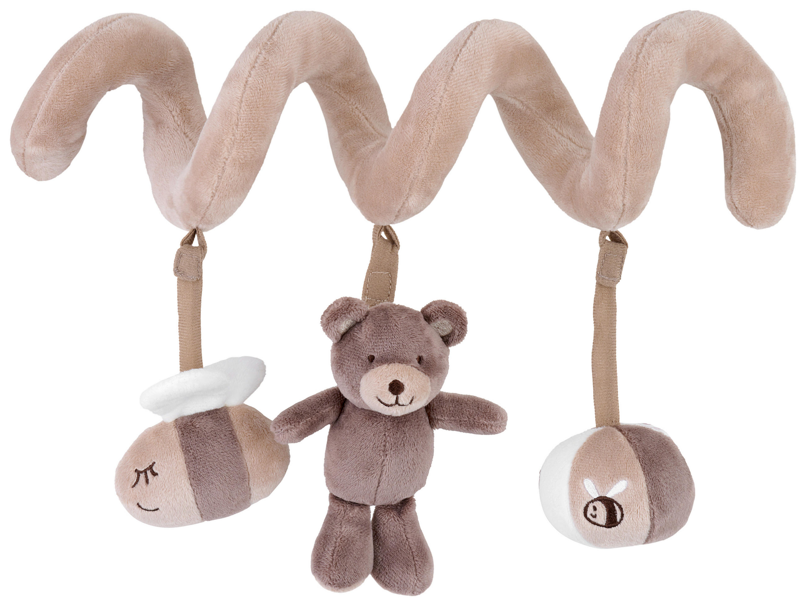 BABYSCHALENMOBILE Honey  - Beige/Creme, Basics, Textil (17cm) - Patinio