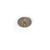 DECKENLEUCHTE Chio 24/6,5 cm   - Taupe, Basics, Metall (24/6,5cm) - BOPP