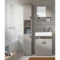 BADRUM 90 cm  - svart/kashmir, Trend, trämaterial/glas (90cm) - MID.YOU