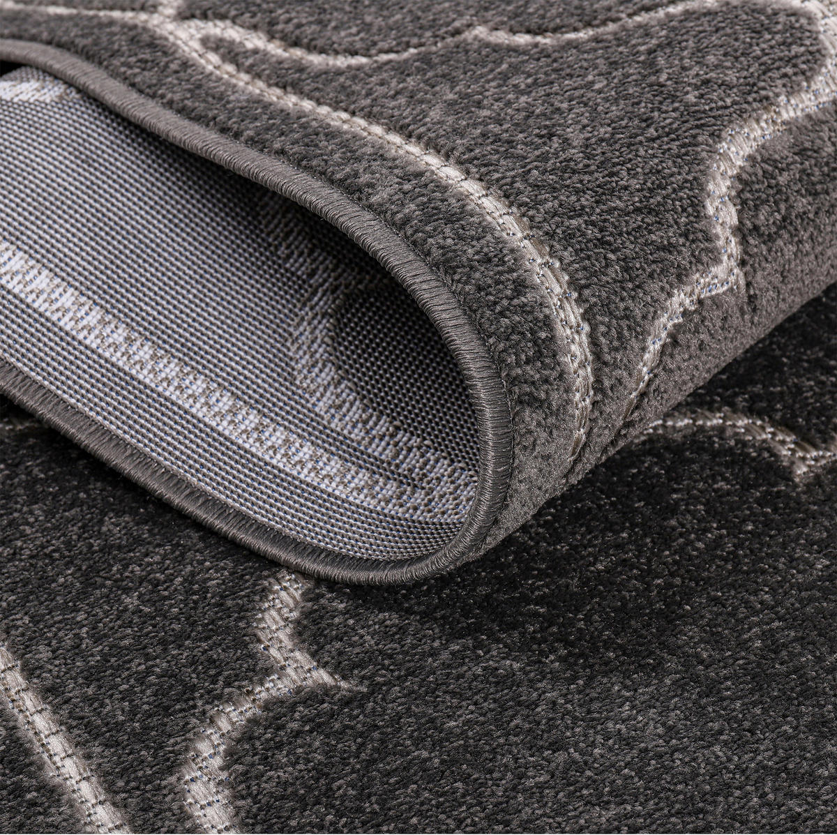 TEPIH ZA UNUTAR./VANJ. UPORAB 60/110 cm   siva  Berlin  - siva, Lifestyle, tekstil/plastika (60/110cm)