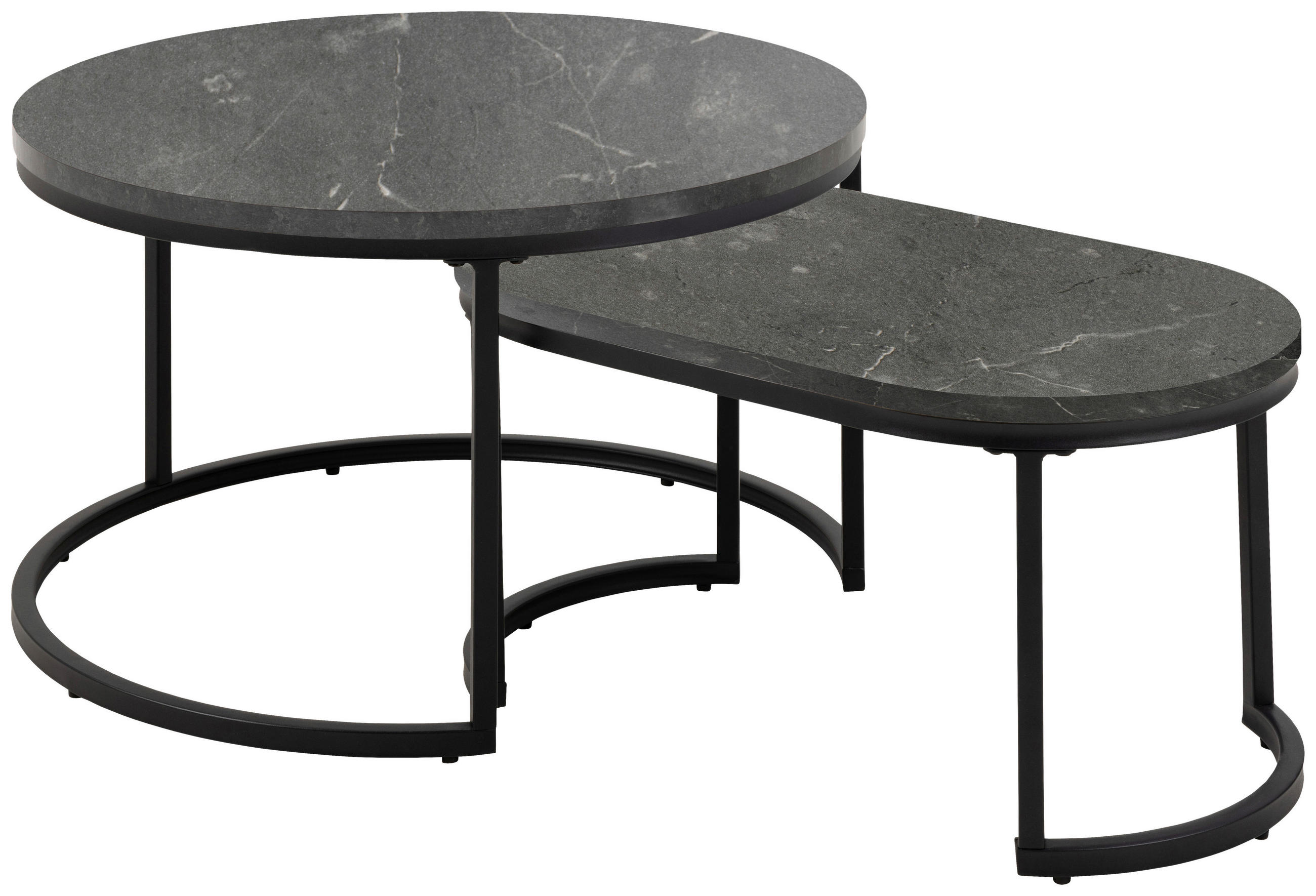 Măsuță De Cafea din metal, material pe bază de lemn, 70/42/70 cm