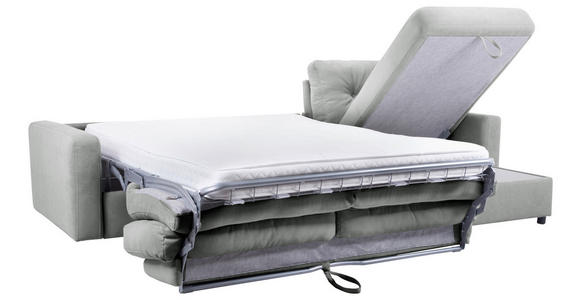 ECKSOFA Grau Webstoff  - Schwarz/Grau, KONVENTIONELL, Kunststoff/Textil (270/160cm) - Carryhome