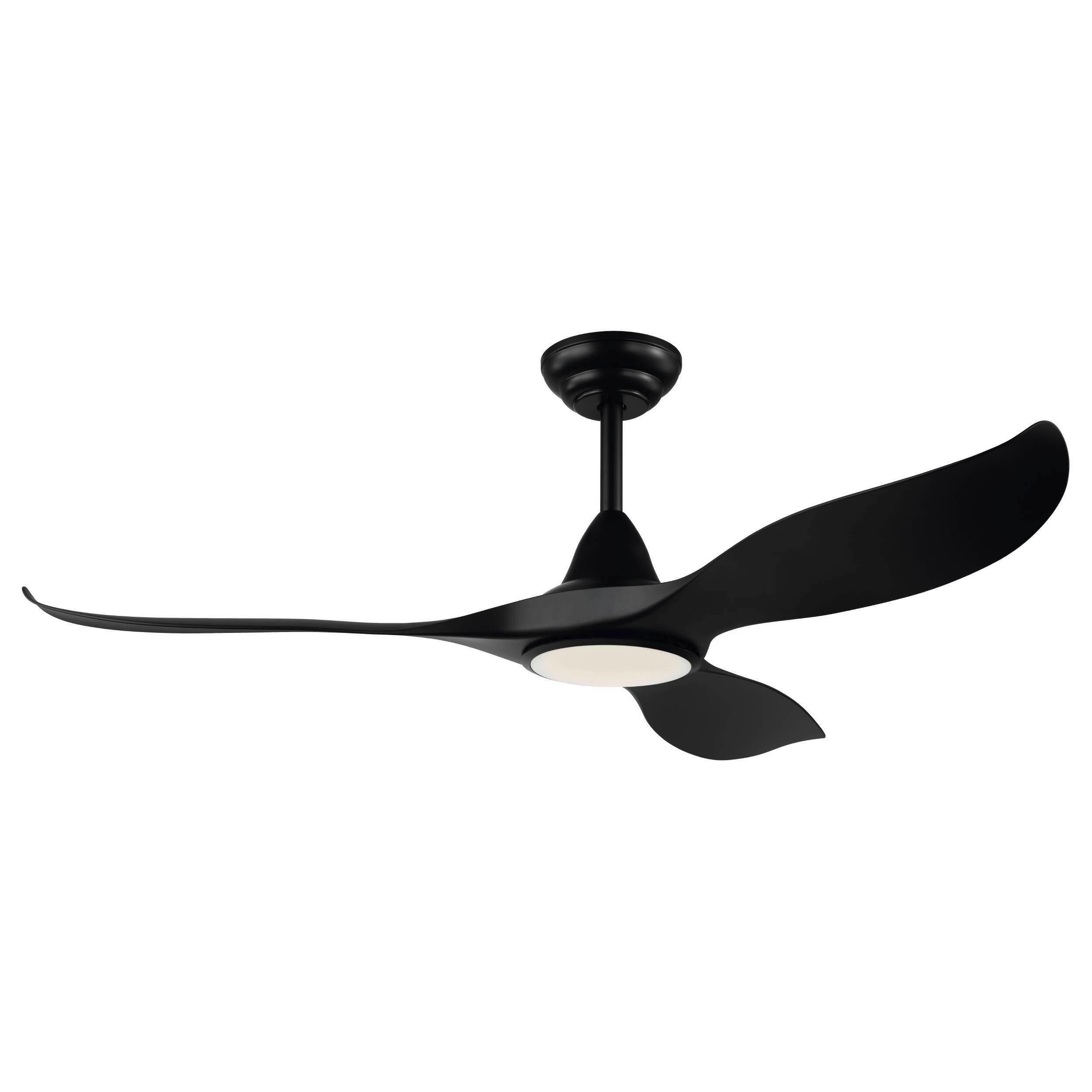 DECKENVENTILATOR Cirali 132/33,3 cm   - Schwarz, Basics, Naturmaterialien/Kunststoff (132/33,3cm) - Eglo