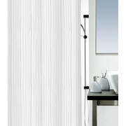 DUSCHVORHANG 180/200 cm - Weiß, KONVENTIONELL, Textil (180/200cm) - Spirella