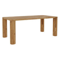 JEDILNA MIZA, masivno hrast  - Design, les (200/100/75cm) - Linea Natura