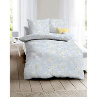 POSTELJNINA Gänseblümchen 140/200 cm mečkanka svetlo modra  - svetlo modra, Konvencionalno, tekstil (140/200cm) - Kaeppel