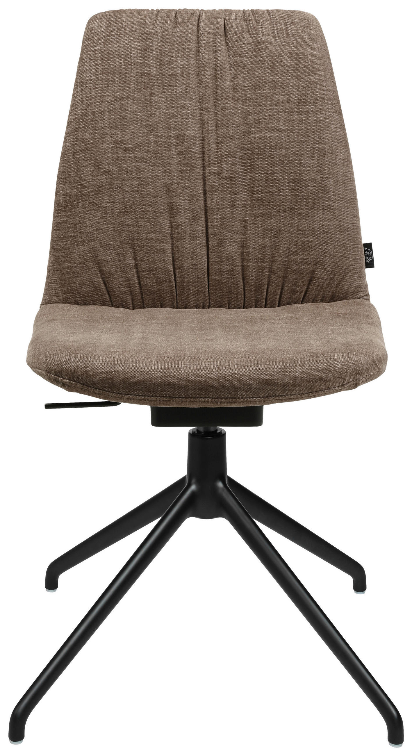 STUHL  in Stahl Flachgewebe Metall, Textil  - Braun, Design, Textil/Metall (46/85-88/55cm) - Johann Jakob