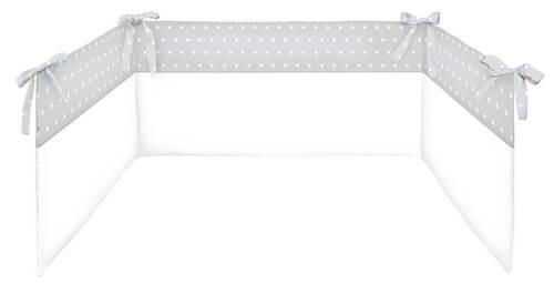 SET ZA DJEČJI KREVETIĆ 100/135 cm - siva, Basics, tekstil (100/135cm) - Patinio