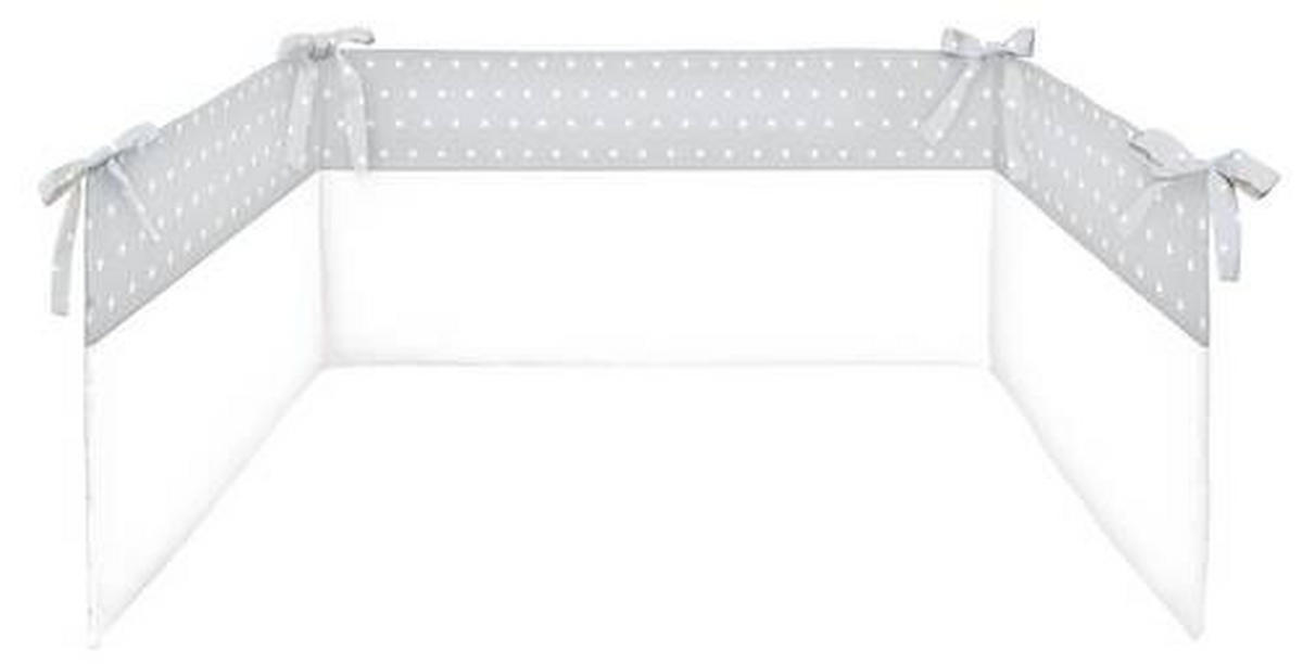 SET ZA OTROŠKO POSTELJICO      100/135 cm        siva  - siva, Basics, tekstil (100/135cm) - Patinio