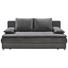 SCHLAFSOFA in Textil, Holzwerkstoff Grau, Dunkelgrau - Dunkelgrau/Silberfarben, KONVENTIONELL, Holzwerkstoff/Kunststoff (208/82/93cm) - Carryhome SCHLAFSOFA in Textil, Holzwerkstoff Grau, Dunkelgrau - Dunkelgrau/Silberfarben, KONVENTIONELL, Holzwerkstoff/Kunststoff (208/82/93cm) - Carryhome