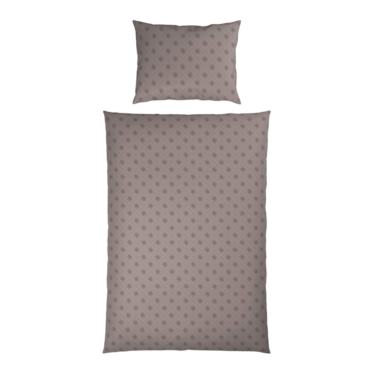 BETTWÄSCHE Satin 140/200 cm  - Taupe, Design, Textil (140/200cm) - Ambia Home