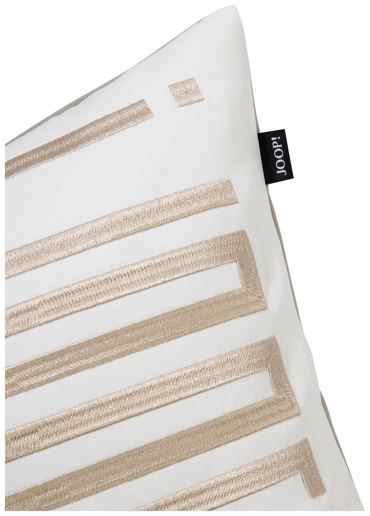 KISSENHÜLLE J!Bars 40/60 cm  - Sandfarben/Creme, Basics, Textil (40/60cm) - Joop!