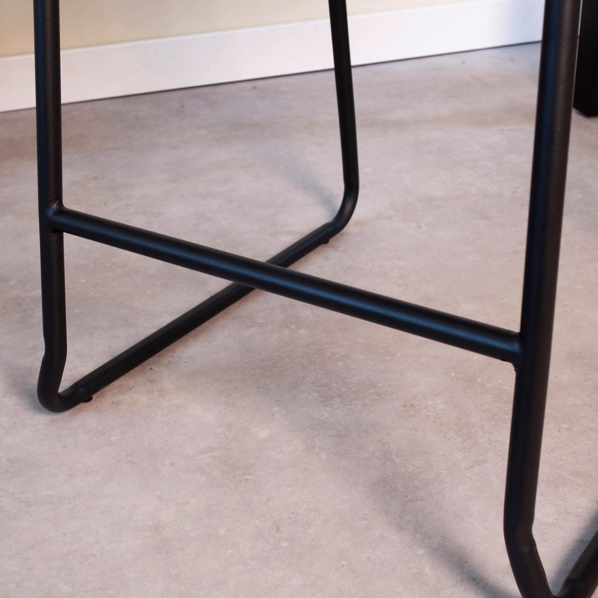 BARHOCKER-SET Lederlook Cognac Stahl  - Cognac/Schwarz, KONVENTIONELL, Kunststoff/Textil (49/98/54,5cm) - MID.YOU