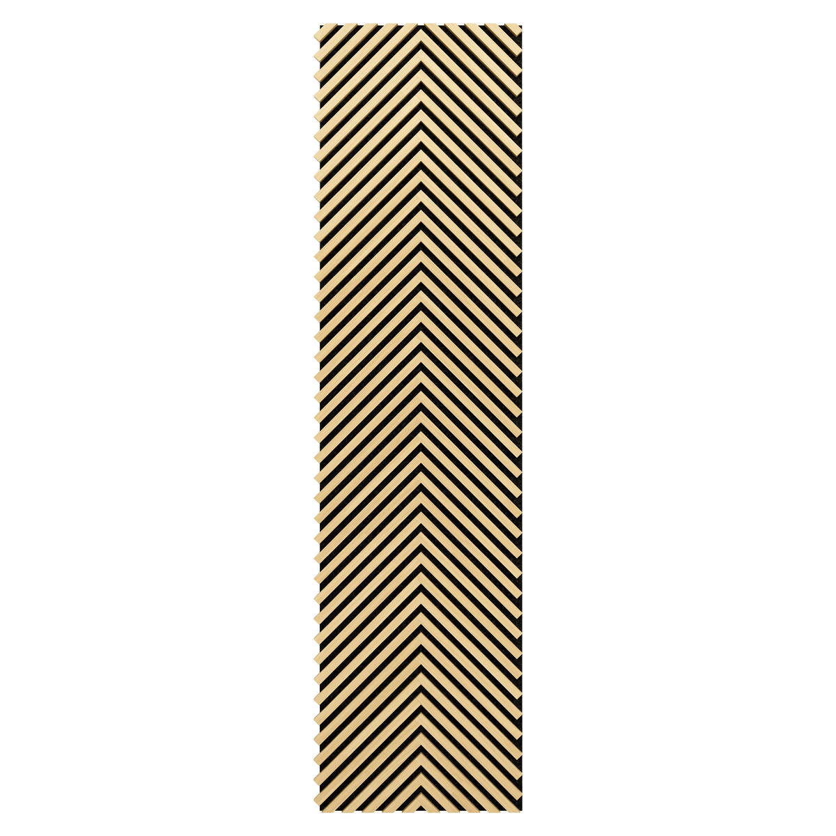 AKUSTIKPANEEL teilmassiv Sonido Herringbone  - Hellbraun/Eichefarben, Basics, Holzwerkstoff/Kunststoff (275/52/1.8cm) - Novel
