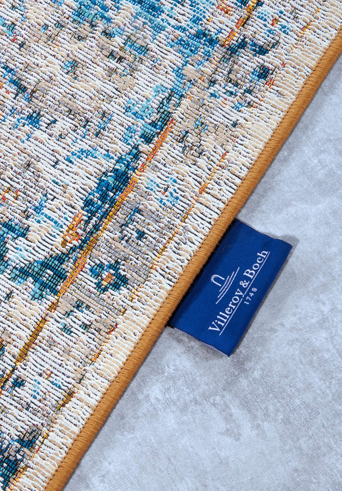 OUTDOORTEPPICH  für Terrasse und Balkon 200/285 cm Kollektion 1767 Blau, Creme  - Blau/Creme, Design, Kunststoff (200/285cm) - Villeroy & Boch