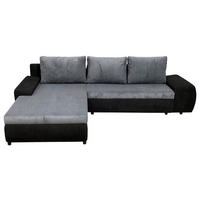 GARNITURA ZA DNEVNU SOBU siva, crna  - siva/crna, Moderno, tekstil (290/200/80cm) - Ti'me