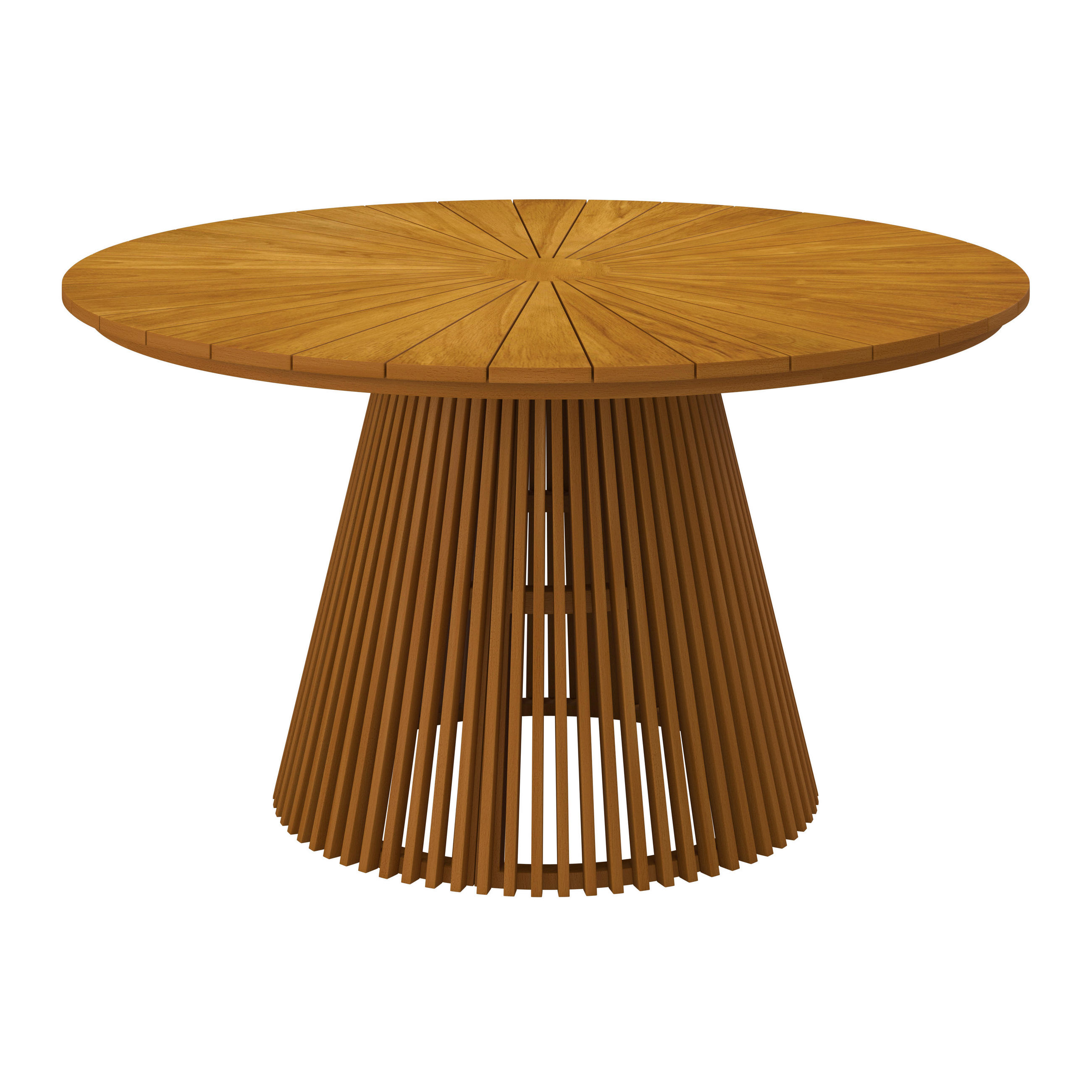 STOL VRTNI     boje tikovine  drvo  - boje tikovine, Moderno, drvo (140/76/140cm) - Ambia Garden