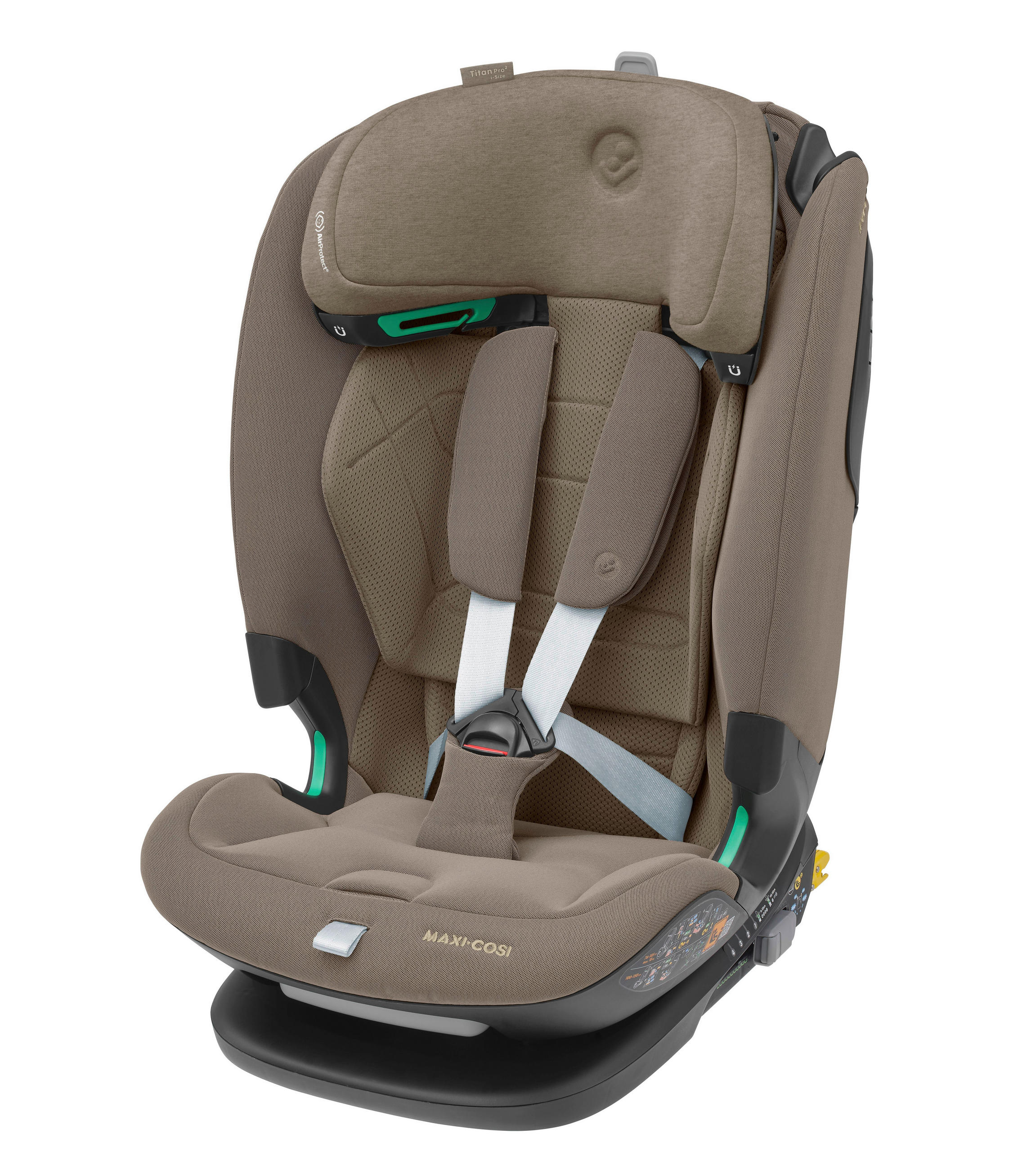 KINDERAUTOSITZ Titan Pro i-Size  - Braun, Basics, Kunststoff/Textil (46/76cm) - Maxi-Cosi