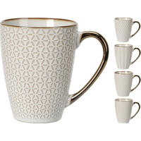 KAFFEMUGG 330 ml  - cremefärgad, Trend, keramik (12,5/8,7/7,4cm) - Best Price
