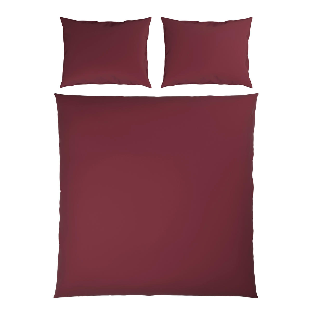 BETTWÄSCHE 200/200 cm  - Rot, Basics, Textil (200/200cm) - Bio:Vio