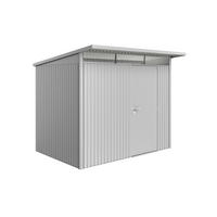 GERÄTEHAUS 260/218/220 cm  - Silberfarben, Basics, Metall (260/218/220cm) - Biohort