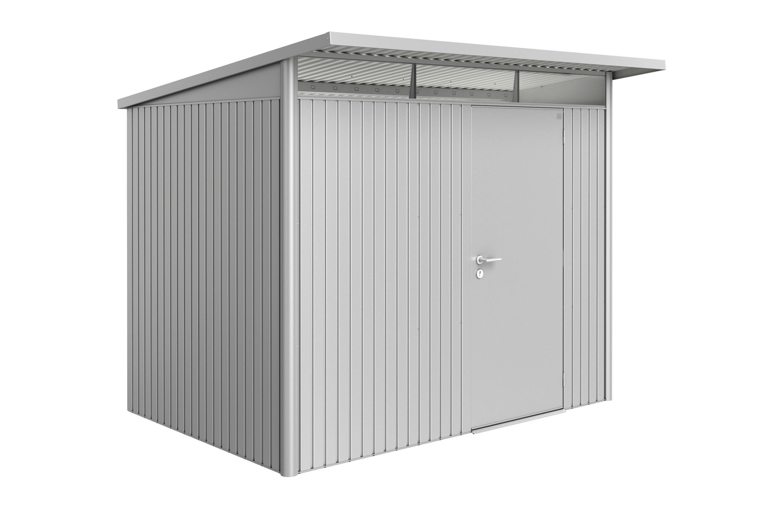 Biohort Gerätehaus Silber 260x218x220 cm