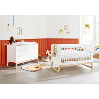 BABYZIMMER PINOLINO BRIDGE  - Eschefarben/Weiß, Design, Holz/Holzwerkstoff - Pinolino